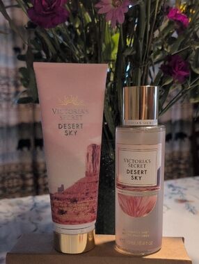 Limited Edition Victoria's Secret Desert Sky Fragrance Mist & Lotion Set NWT